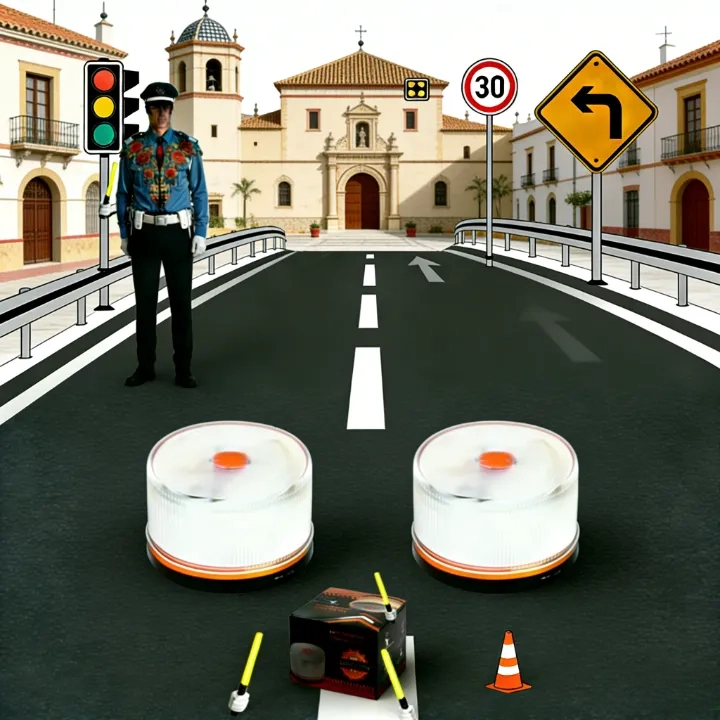 🔥Especial de Navidad: 80% DE DESCUENTOLuz de Emergencia V16 Aprobada por la DGT con Geolocalización 3.0 – Señalización de Ubicación para Automóviles, Plan de Datos Incluido – Base Magnética IP54 – Cumple con la Normativa 2026.