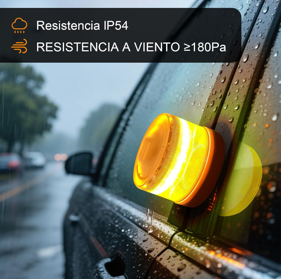 🔥Especial de Navidad: 80% DE DESCUENTOLuz de Emergencia V16 Aprobada por la DGT con Geolocalización 3.0 – Señalización de Ubicación para Automóviles, Plan de Datos Incluido – Base Magnética IP54 – Cumple con la Normativa 2026.